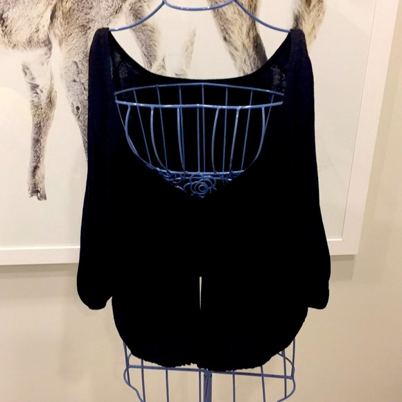 💯 silk black sweater - Picture 2 of 4